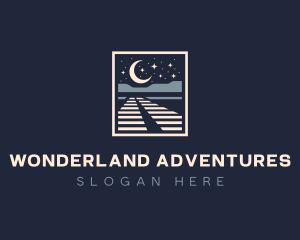 Evening Road Travel logo design