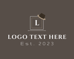 Minimal - Rustic Fashion Hat logo design