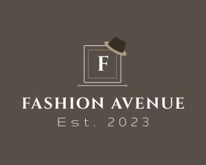 Rustic Fashion Hat logo design