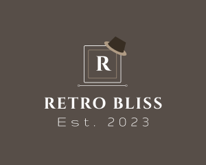 Nostalgia - Rustic Fashion Hat logo design