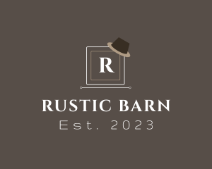 Rustic Fashion Hat logo design