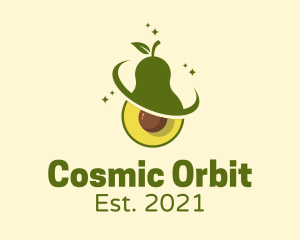 Avocado Planet Orbit  logo design