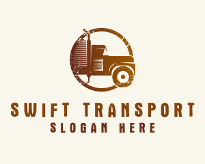 Automotive Transportation Truck logo design