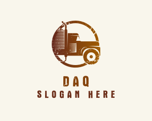 Trailer - Automotive Transportation Truck logo design