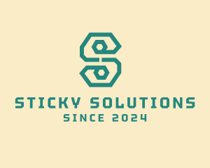 Digital Letter S Line Business logo design