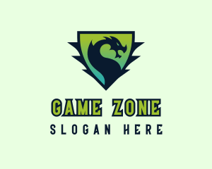 Gaming Dragon Shield logo design