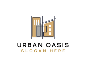 Urban - Architecture Building Urban logo design