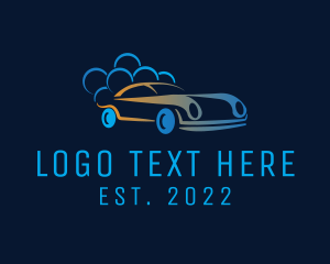 Small Business - Car Wash Bubbles logo design