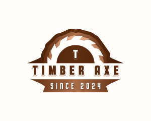 Saw Blade Woodwork logo design