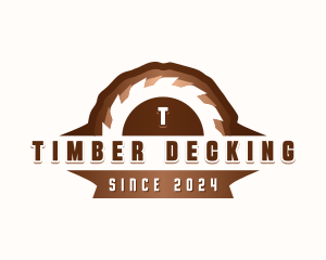 Saw Blade Woodwork logo design