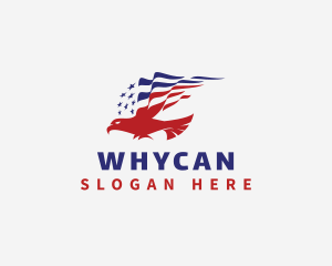 Patriotic American Eagle  Logo