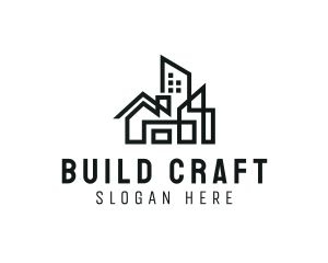 Structure Building Contractor logo design