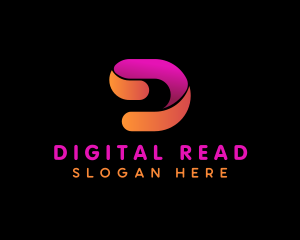 Digital Media Agency Letter D logo design