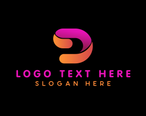 Startup - Digital Media Agency Letter D logo design