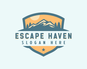 Getaway - Outdoor Mountain Getaway logo design