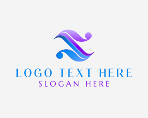 Hospitality - Letter S Wave Swoosh Business logo design