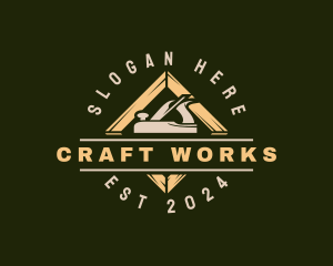 Crafting - Carpentry Wood Craft logo design