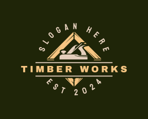 Carpentry Wood Craft logo design