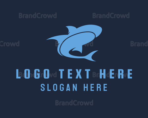 Modern Ocean Shark Logo