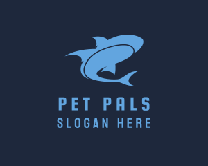 Modern Ocean Shark  logo design