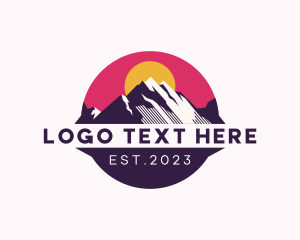 Trip - Mountain Peak Outdoor logo design