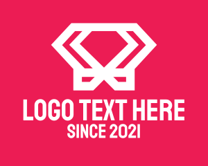 Line Art - Simple Diamond Toque logo design
