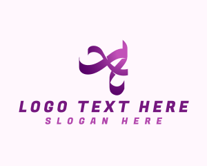 Creative - Creative Gymnast Ribbon logo design