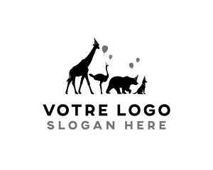 Animals - Wild Party Animals logo design