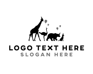 Nature - Wild Party Animals logo design