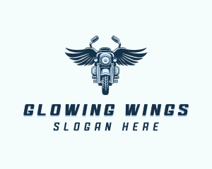 Racing Motorcycle Wings logo design