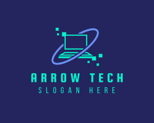 Digital Tech Laptop logo design