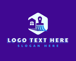 Hexagon - House Painting Renovation logo design