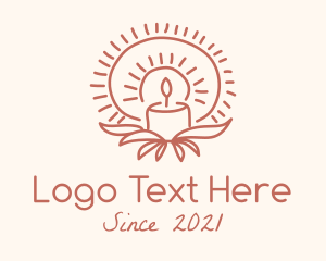 Lighting - Religious Candle Decor logo design