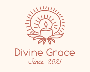 Religious - Religious Candle Decor logo design