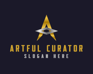 Star Entertainment Agency Letter A logo design