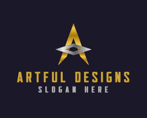 Star Entertainment Agency Letter A logo design