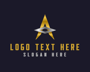 Gradient - Star Entertainment Agency Letter A logo design