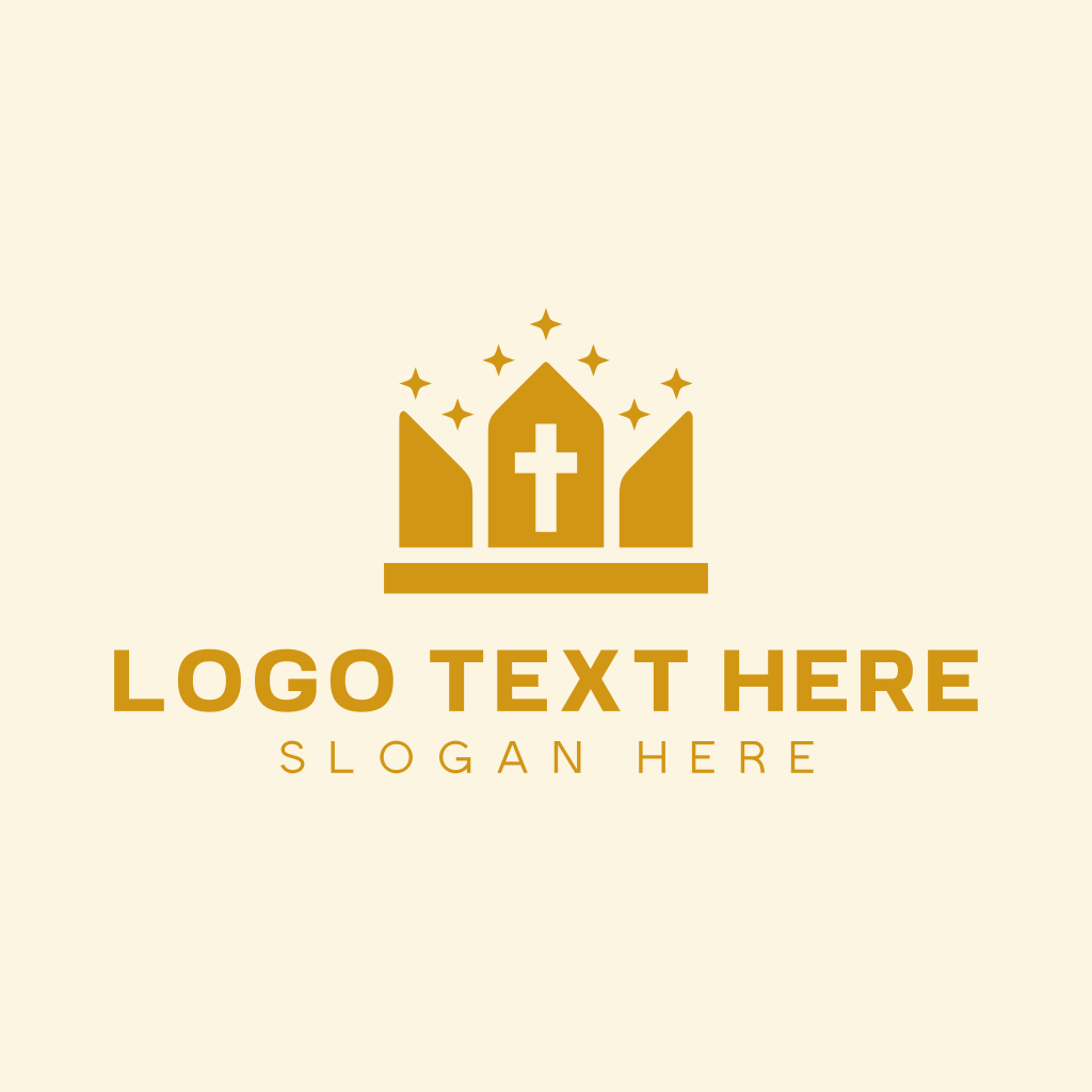 Christian Crucifix Crown Logo | BrandCrowd Logo Maker