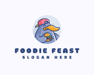 Platypus Burger Hamburger logo design