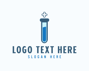 Test Tube - Medical Test Tube Laboratory logo design