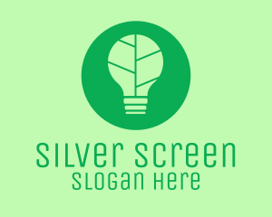 Innovation - Green Eco Light Bulb logo design