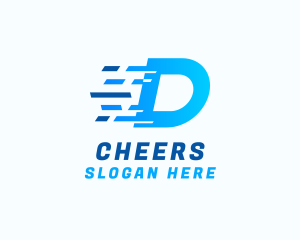 Digital Tech Letter D Logo