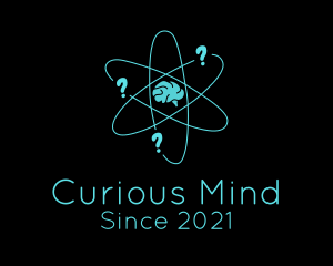Question - Minimalist Brain Neuron logo design