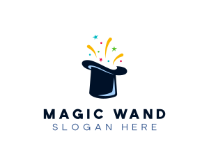 Magic Top Hat Performer logo design