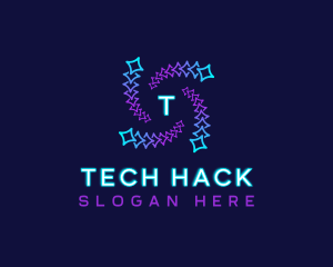 Digital Cyber Tech logo design