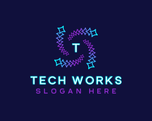 Digital Cyber Tech logo design