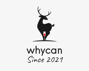 Cocktail - Deer Wine bar logo design
