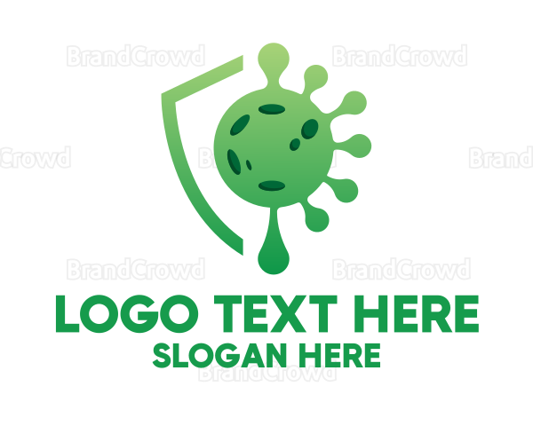 Green Virus Protection Logo