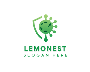 Germ - Green Virus Protection logo design