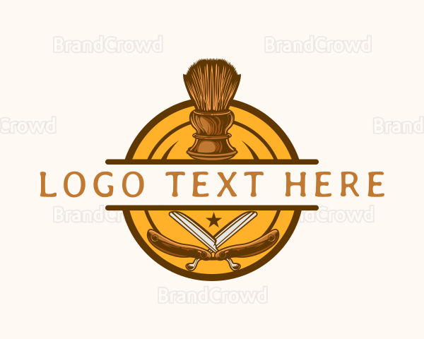 Haircutter Beard Grooming Logo